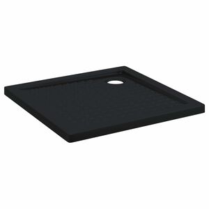 vidaXL Zuhany Alap T&aacute;lca Dots-szal 80 x 80 x 4 cm ABS Fekete