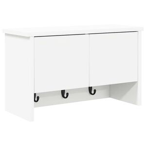 vidaXL Fali Kab&aacute;thorog Falra szerelhető Feh&eacute;r 50 x 20 x 30 cm