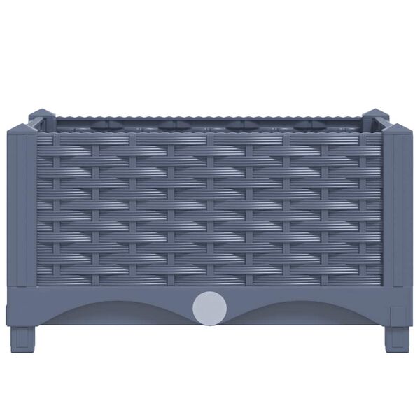 vidaXL polipropilén magaságyás 40 x 40 x 23 cm