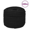 vidaXL fekete poli&eacute;szter munkak&ouml;t&eacute;l 12 mm 100 m