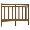 vidaXL m&eacute;zbarna t&ouml;m&ouml;r fenyőfa &aacute;gy fejt&aacute;mla 126 x 4 x 100 cm