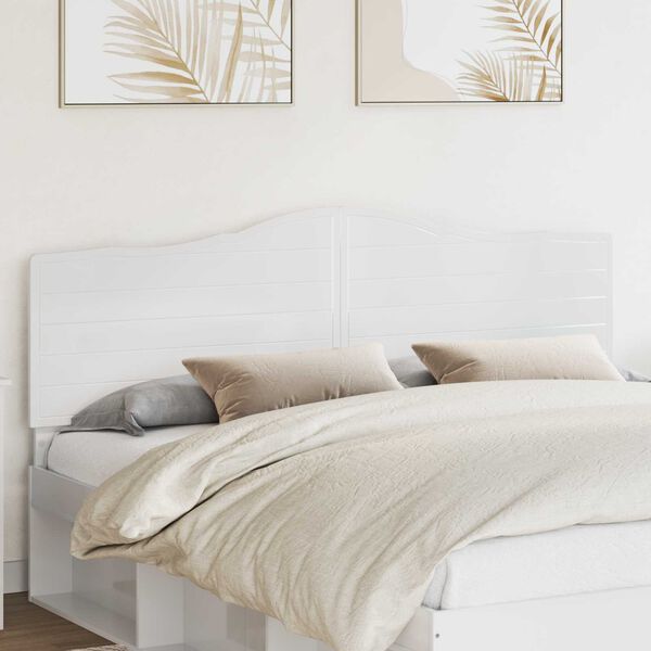 vidaXL Fejt&aacute;mla F&eacute;nyes Feh&eacute;r 200 cm Faanyag