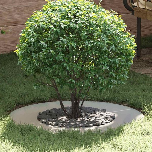 vidaXL Alkalmas lapos fa gyűrűhöz Ezüst Ø40 / 70 cm Horganyzott acél