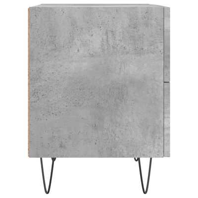 vidaXL betonszürke szerelt fa éjjeliszekrény 40 x 35 x 47,5 cm