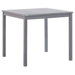 vidaXL sz&uuml;rke t&ouml;m&ouml;r ak&aacute;cfa kerti asztal 80 x 80 x 74 cm