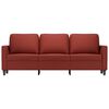 vidaXL 3 szem&eacute;lyes bord&oacute; műbőr kanap&eacute; 180 cm