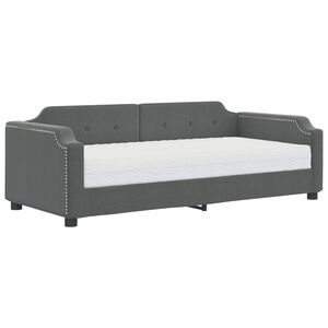 vidaXL s&ouml;t&eacute;tsz&uuml;rke sz&ouml;vet kanap&eacute;&aacute;gy matraccal 80 x 200 cm