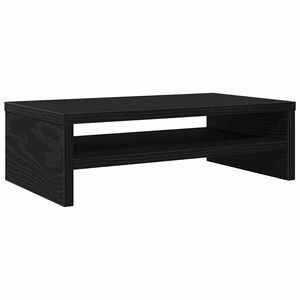 vidaXL fekete t&ouml;lgyfa monitor&aacute;llv&aacute;ny 42 x 24 x 13 cm