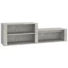 vidaXL betonsz&uuml;rke szerelt fa cipőszekr&eacute;ny 150x35x45 cm