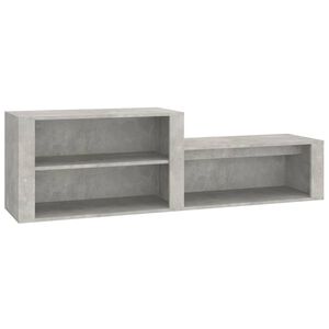 vidaXL betonsz&uuml;rke szerelt fa cipőszekr&eacute;ny 150x35x45 cm
