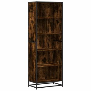 vidaXL f&uuml;st&ouml;s t&ouml;lgy sz&iacute;nű szerelt fa k&ouml;nyvszekr&eacute;ny 60 x 35 x 170,5 cm