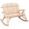 vidaXL 2 szem&eacute;lyes t&ouml;m&ouml;r lucfenyő kerti hintapad 123 x 96 x 102 cm