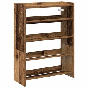 vidaXL antik fa szerelt fa cipőtart&oacute; 60x25x81 cm