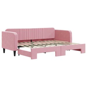 vidaXL r&oacute;zsasz&iacute;n kih&uacute;zhat&oacute; b&aacute;rsony heverő 80 x 200 cm