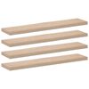 vidaXL 4 db szerelt fa f&uuml;ggőpolc 110 x 23,5 x 4 cm