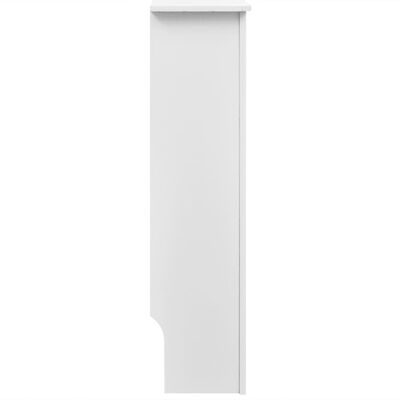 Fehér MDF radiátorburkolatos szekrény 112 cm