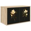 vidaXL Fals&iacute;that&oacute; TV Szekr&eacute;ny BREMEN 69 x 33 x 40 cm Sonoma T&ouml;lgy