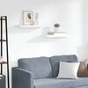 vidaXL 2 db feh&eacute;r MDF fali polc 60 x 23,5 x 3,8 cm