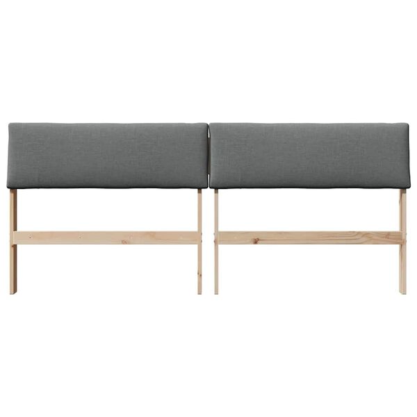 vidaXL K&aacute;rpitozott fejt&aacute;mla S&ouml;t&eacute;tsz&uuml;rke 200 cm T&ouml;m&ouml;r fenyőfa