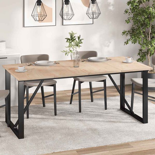 vidaXL 4 db t&ouml;m&ouml;r fenyőfa t&eacute;glalap alak&uacute; asztallap 90 x 45 x 2,5 cm