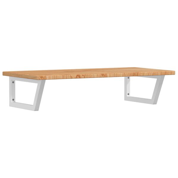 vidaXL ac&eacute;l &eacute;s t&ouml;m&ouml;r t&ouml;lgyfa falra szerelhető mosd&oacute;polc