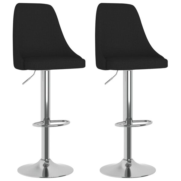 vidaXL 2 db fekete sz&ouml;vet b&aacute;rsz&eacute;k