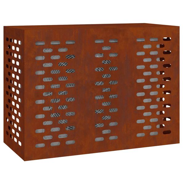 vidaXL L&eacute;gkondicion&aacute;l&oacute; Takar&oacute; Rozsd&aacute;s 110 x 50 x 80 cm