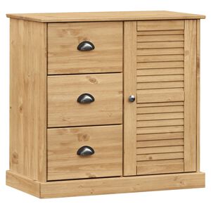 vidaXL VIGO t&ouml;m&ouml;r fenyőfa fi&oacute;kos t&aacute;lal&oacute;szekr&eacute;ny 78x40x75 cm