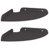 vidaXL Lebegő polc polcokkal t&aacute;rol&oacute;val 2 pcs Fekete 18 x 18 x 2 cm