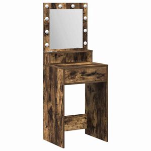vidaXL &Ouml;lt&ouml;zk&ouml;dőasztal F&uuml;st&ouml;lt t&ouml;lgy 50 x 41 x 135 cm Szerelt Fa