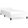 vidaXL feh&eacute;r &aacute;gykeret fejt&aacute;ml&aacute;val matrac n&eacute;lk&uuml;l 80 x 200 cm