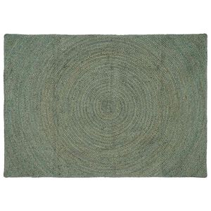vidaXL Ter&uuml;letszőnyegek Olajz&ouml;ld 140 x 200 cm Juta