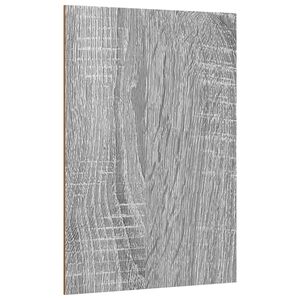 vidaXL Dekor Panelek 12 db Sz&uuml;rke Sonoma 21 x 30 x 0,27 cm Szerelt Fa