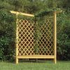 vidaXL impregnált fenyőfa sarokpergola paddal 166 x 81 x 174 cm