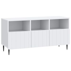 vidaXL TV szekr&eacute;ny fi&oacute;kkal Feh&eacute;r 102 x 34,5 x 50 cm Szerelt Fa