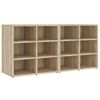 vidaXL 2 db sonoma t&ouml;lgy sz&iacute;nű cipősszekr&eacute;ny 52,5 x 30 x 50 cm