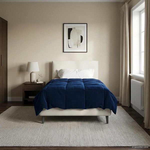 vidaXL Teljes &eacute;ves takar&oacute; S&ouml;v&eacute;nyes S&ouml;t&eacute;t k&eacute;k 155 x 200 cm Mikrosz&aacute;l