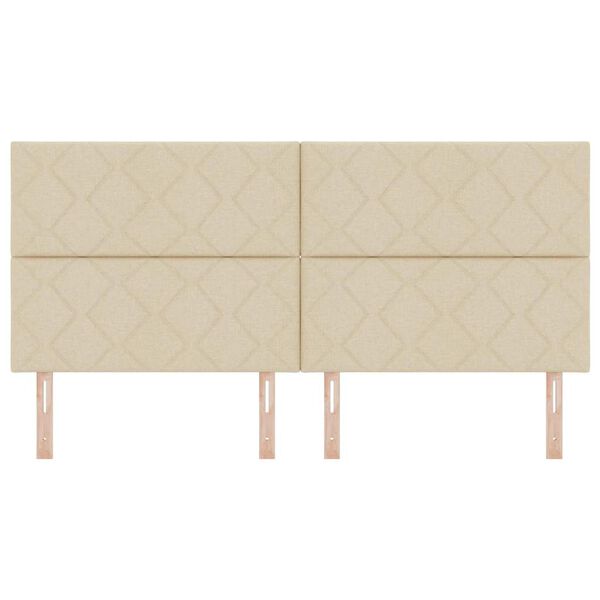 vidaXL Fejt&aacute;mla Kr&eacute;m 200 cm sz&ouml;vet