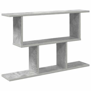 vidaXL Falpolc Betonsz&uuml;rke 80 x 15 x 50,5 cm Szerelt Fa