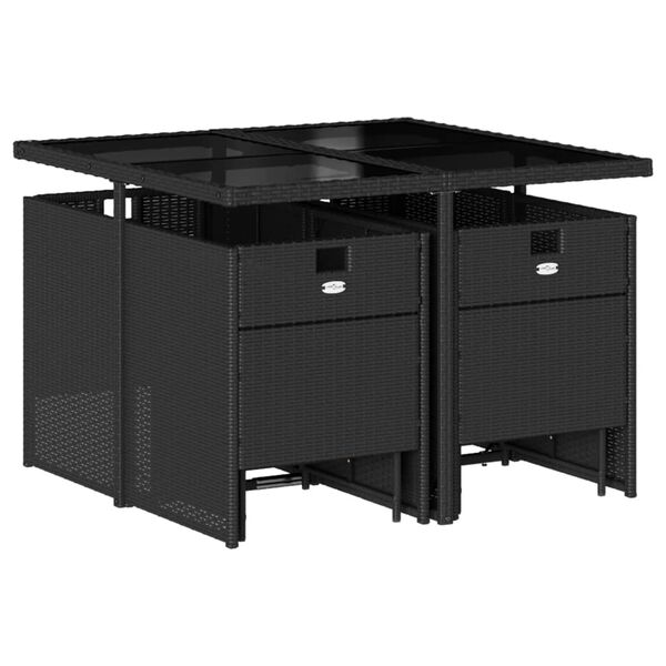 vidaXL 11 részes világosszürke polyrattan kerti ülőgarnitúra párnákkal