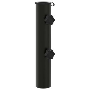 vidaXL Napernyő Alap Cső 0.6 kg Fekete Vas for 40-50 mm Pole