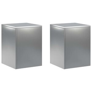 vidaXL N&ouml;v&eacute;ny&aacute;llv&aacute;ny 2 pcs Ez&uuml;st 30 x 30 x 40 cm Rozsdamentes Ac&eacute;l