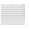 vidaXL Zsaluzia Feh&eacute;r 145 x 130 cm 35 mm Massz&iacute;v Paulownia fa
