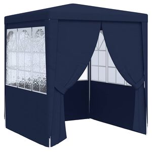 vidaXL k&eacute;k rendezv&eacute;nys&aacute;tor oldalfalakkal 2 x 2 m 90 g/m&sup2;