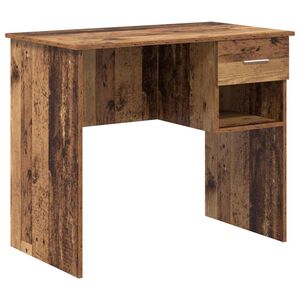 vidaXL Asztal &Ouml;reg fa 90 x 49 x 75 cm Szerelt Fa