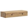 vidaXL Fali oldalt&aacute;bla K&eacute;zműves T&ouml;lgy 87,5 x 34,5 x 17 cm Szerelt Fa