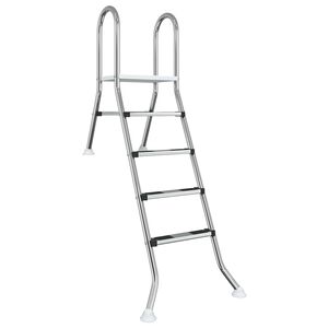 vidaXL R&eacute;szben f&ouml;ldbe s&uuml;llyesztett medencel&eacute;tra 195 x 116 cm 4-l&eacute;pcsős