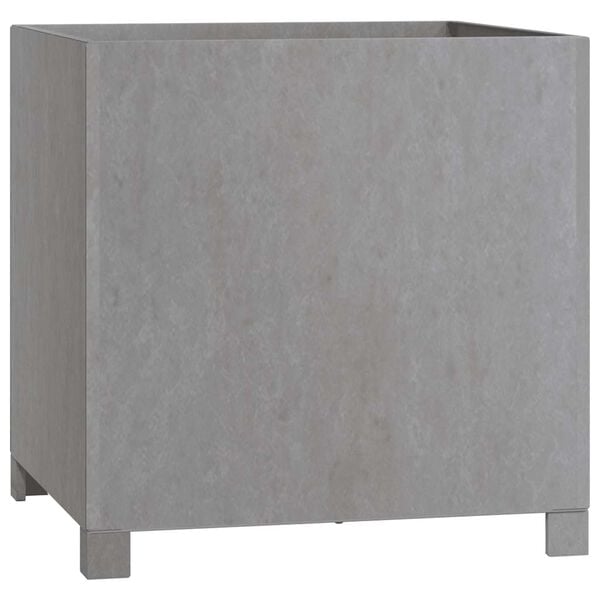 vidaXL rozsda sz&iacute;nű corten ac&eacute;l n&ouml;v&eacute;nytart&oacute; l&aacute;bbal 50 x 50 x 50 cm