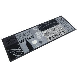 vidaXL sz&uuml;rke bor mint&aacute;s moshat&oacute; b&aacute;rsony konyhaszőnyeg 45x150cm