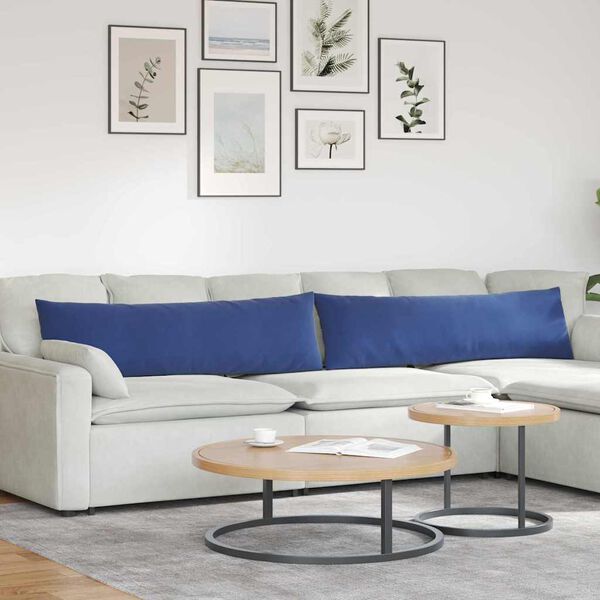 vidaXL Kanap&eacute; p&aacute;rn&aacute;k 2 pcs Rendőrs&eacute;gi k&eacute;k 145 x 40 cm B&aacute;rsonyos sz&ouml;vet